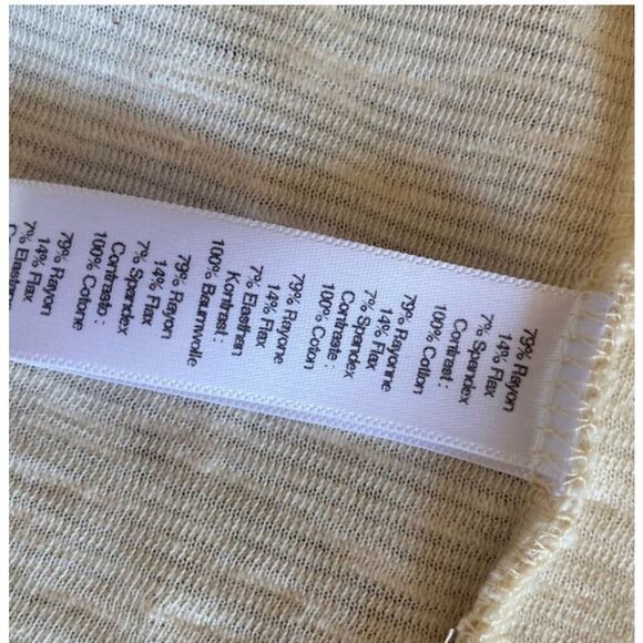 ANTHROPOLOGIE PUELLA Cream Sleeveless Draped Vest Size Large - Picture 4 of 12